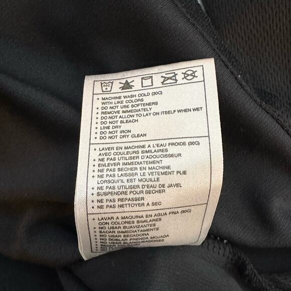 Nike Run Top Size Medium Dri Fit Black Long Sleeve Running Shirt Womens Y2K - Picture 10 of 14